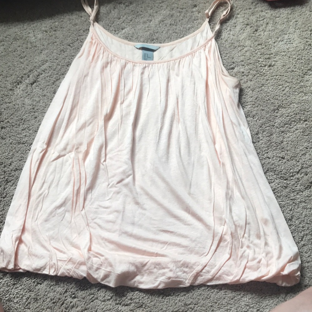 H&M peach tank top. Loose fitting